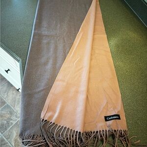 Women’s luxury Two-Tone 100% Cashmere Scarf